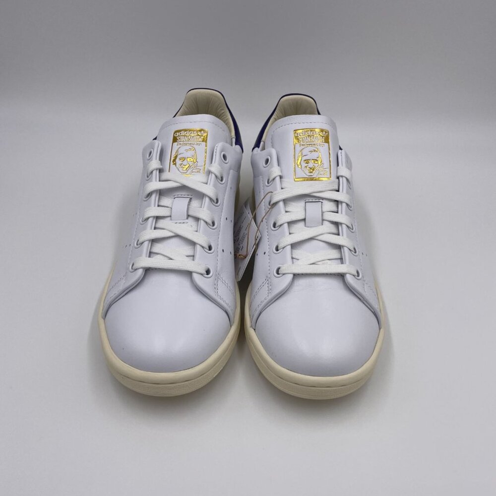 adidas Stan Smith Lux White / Purple Women's Shoes - Picture 3 of 8